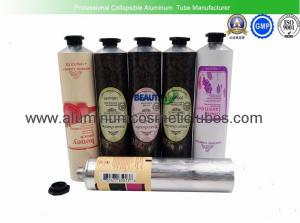 China Commercial Custom Aluminum Lotion Tubes , Aluminum Tube Cosmetic Packaging factory