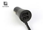 Micro 4 Port Wireless Car Charger , Wireless Dual Usb Car Charger For Mobiles