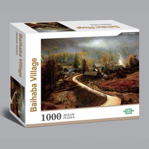 China Intellectual 1000pcs Jigsaw Puzzle Game For Adult Kids Toy factory