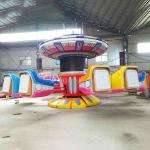 Family Amusement Park Rides / 24 Person Star Trek Ride With Laser Guns