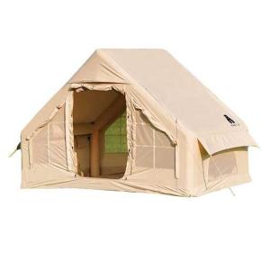 China 2023 Custom 2-3 Persons Family Camping Tent Waterproof Inflatable House Air Outdoor Inflatable Camping House Tent factory