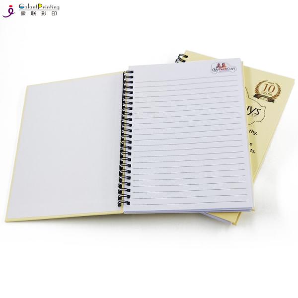 China Bulk Custom Diary Printing / Glossy Finishing Spiral Bound Notebook Printing on sale