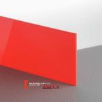 Red Plexiglass Custom Plexiglass Acrylic Sheets High Impact Resistance