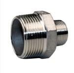 Male Connection Stainless Steel 201 304 Reducing Hex Nipple Pipe Fitting