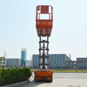 China Foldable Guardrail Self Propelled Scissor Lift Aerial Installation factory