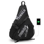 Against Theft Men'S Minimalist Sling Bag Sports Sling Bag Large Capacity