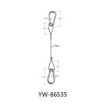 SUS Wire Rope Cable Slings With Dia Casting Stopper YW86532