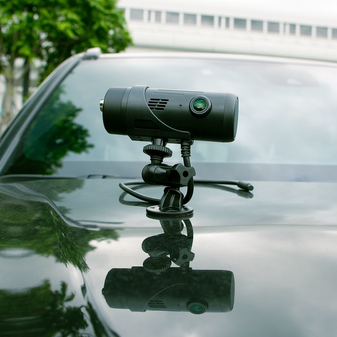 2K AI 2-Channel Car Dashcam DVR Wifi Control Camera Remote Power Monitoring System For Motorcycle Bike