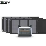 2073AH Powerstation Camping 1200W LED Light Solar Battery Generator