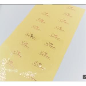Moveable Custom Transparent Stickers Adhesive 1,000pcs