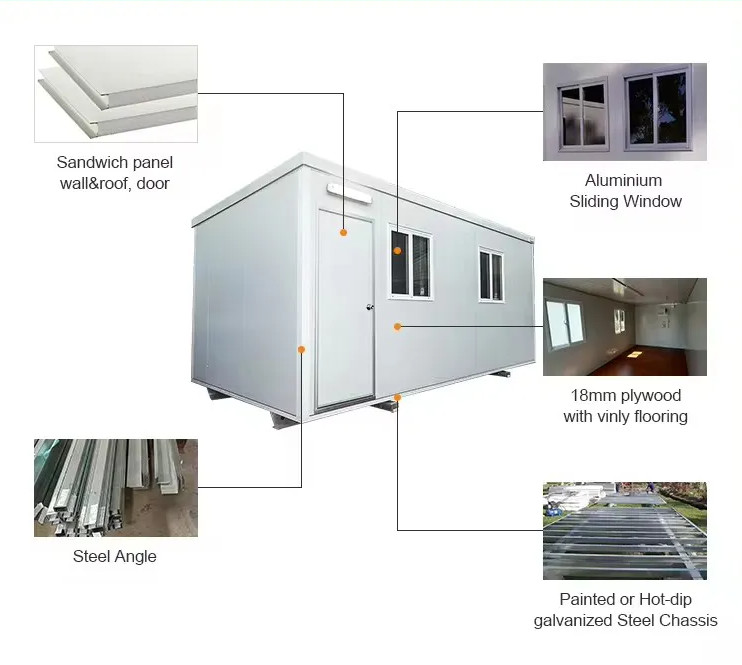Modular Modern Mobile House Container For Sale Factory Steel Building Container Homes