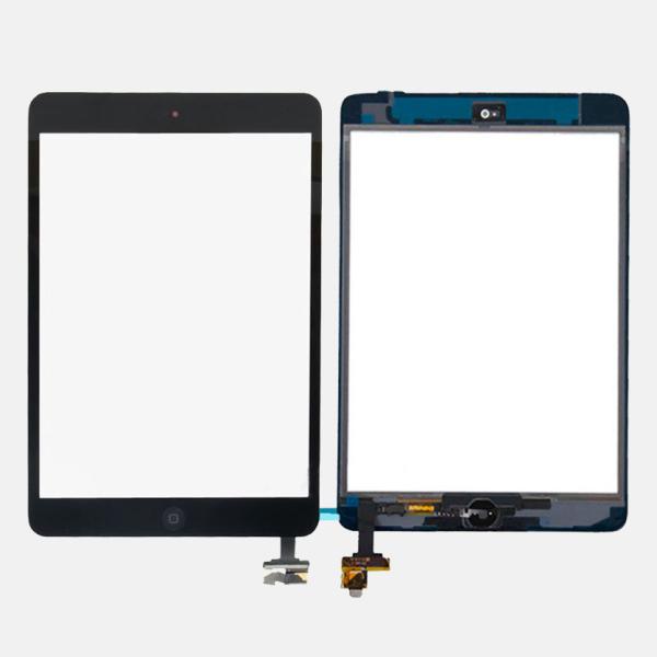 China iPad Mini Touch Screen Glass Digitizer+ Home Button Assembly Black factory