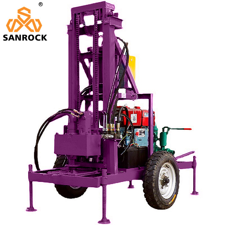 75-300mm Drilling Diameter Hydraulic Water Well Drilling Rig for Small Water Drilling Equipment