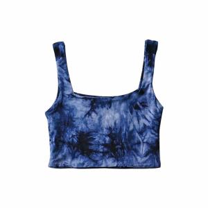China OEM ODM Women Sleeveless Tank Tops Beach Tie Dye Cami Top Streetwear factory