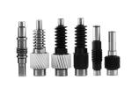 Stainless Steel Miniature Worm Drive Shaft 6 Teeth Spur Gear Shaft 3.0 Module