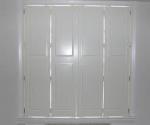 100% basswood solid panel shutters