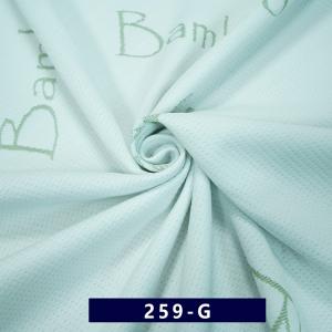 China Customizable Color 260gsm Mattress Ticking Fabric Medium Weight factory