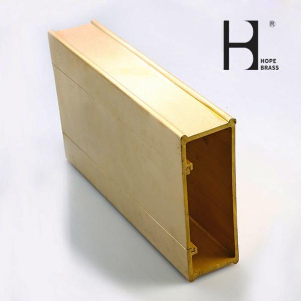 OEM High Precision Any Various Shapes Brass Doors And Windows Frame 5~180 mm Copper Alloy Window Door Profiles