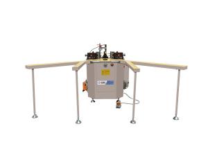 China 160mm Aluminium Corner Crimping Machine Aluminum Window Crimping Machine factory