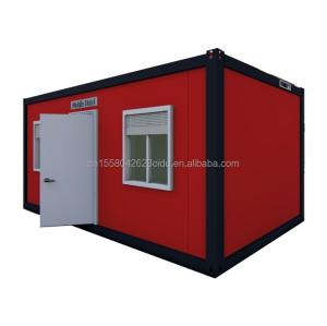 China Affordable 20ft/40ft Wall 50/75/100mm Wave Sandwich Panel Prefabricated Container Room for Modern Family Residence factory
