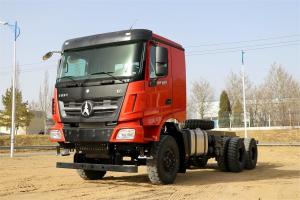China Beiben Heavy Truck 550 Hp 6X4 Multiple Environmentally Friendly Top Covers 6m Dump Truck Chassis factory