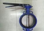 Zero Leakage Wafer Gearbox Operated Butterfly Valve 12'' For Petrochemical