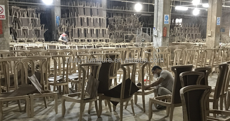 Indoor Modern Simple Design Furniture Solid Dining Oak Wood Restaurant Chair Living Room Furniture Mail packing N W48*D57*H88CM