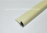 Cream Tile Corner Trim Round Shape Aluminium Alloy Powder Coating