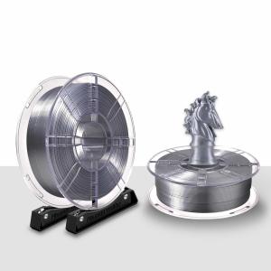 China Forming Technology FDM PLA 3D Printer Filament Toughness Enhanced Silk Silver factory