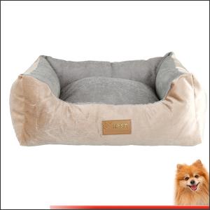 China wholesale pet beds Stripes short plush pp cotton pet bed china factory factory