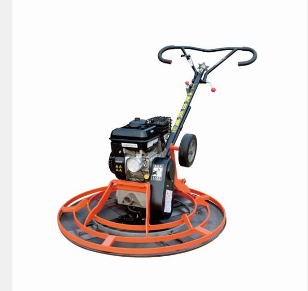 4 Blades Hand Push Power Trowel Pan Concrete Road Finishing Machine With 80CM