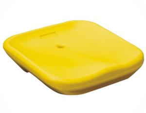 China HDPE Yellow 2rows Swimming Stadium Bucket Seats Fixed By Bolts factory