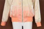 Ladies Bomber jacket, Women's Printed Jacket, Very Soft Touch, Gradient color