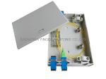 Wall Mount FTTH Fiber Optic Termination Box , Indoor Plastic ABS PC 2 Ports