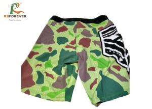 China Hawaii Beach Island Printed Board Shorts , CMYK Colors Beach Shorts factory