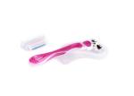 Pink Sixed baldes Stainless Steel razor blade shaving Shai 6 for Woman Use