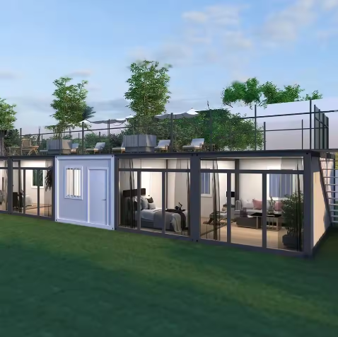 Modern Simple Style Folding Container House for Contemporary Portable Container Office