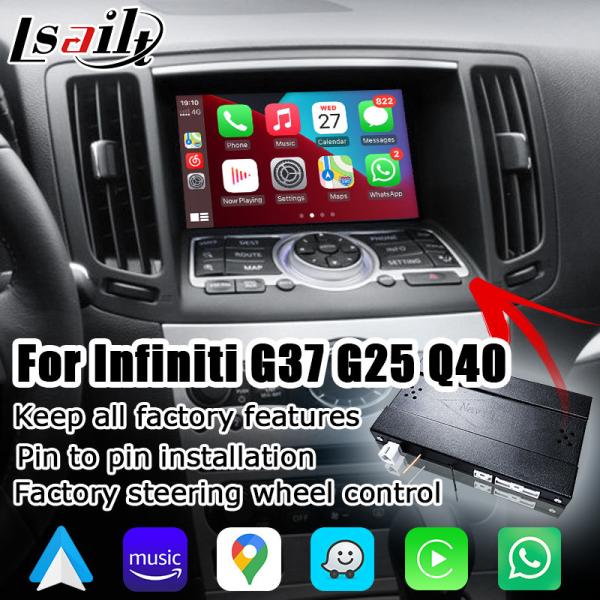 Wireless carplay android auto module for Infiniti G37 G25 Q40 Q60 370GT skyline