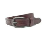 Alloy Pin Buckle 2.3 CM Womens Full Grain Leather Belt