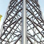 Galvanized Or Painted Steel Structure Tower Construction Project