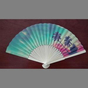 China custom design paper folding fan with bamboo frame , perfect item for decoration, wedding or promotion factory