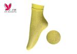 Small Star Patterned Ladies Fishnet Stockings With Rib Top Snagging Resistance