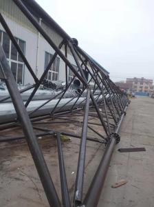 China 100m Lattice Telecom Galvanised Steel Tower Robust Q345 Q235 factory