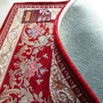 Luxury Style Computer Jaquard Machine Made Carpet Anti-Slip Backing Flower Rugs