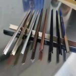 0.65mm Thickness 304 Stainless Steel Tile Trim Customized Size