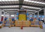 Top Inflatable Robot City Bounce Jumpers , Commercial Fun Bounce House With Big