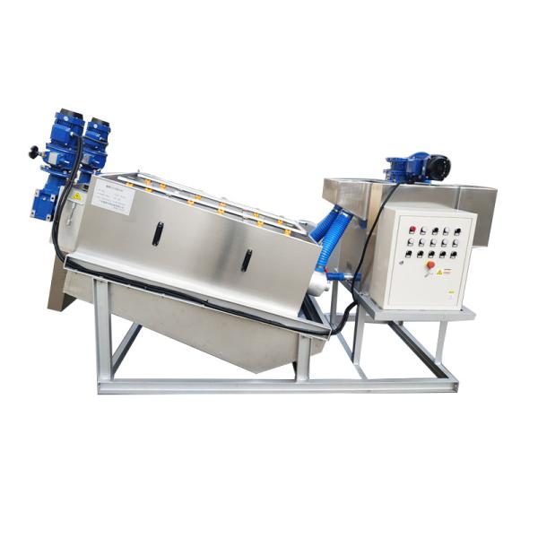 Volute Sludge Dewatering Machine For Excrement Urine Stainless Steel Volute