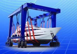China Double Trolley Girder Mobile Gantry Crane , Port Lifting Equipment Easy Operation factory