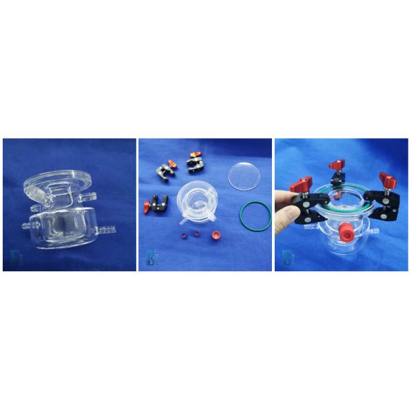 Customization Processing UV Quartz Glass Tube Reactor