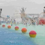 Fiberglass Spray Park Equipment For Children / Kids Customized Water Park